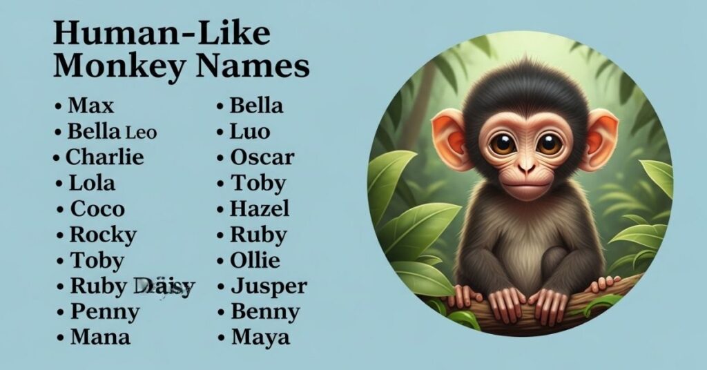 Human-Like Monkey Names