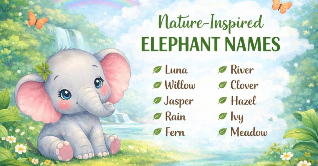 Nature-Inspired Elephant Names