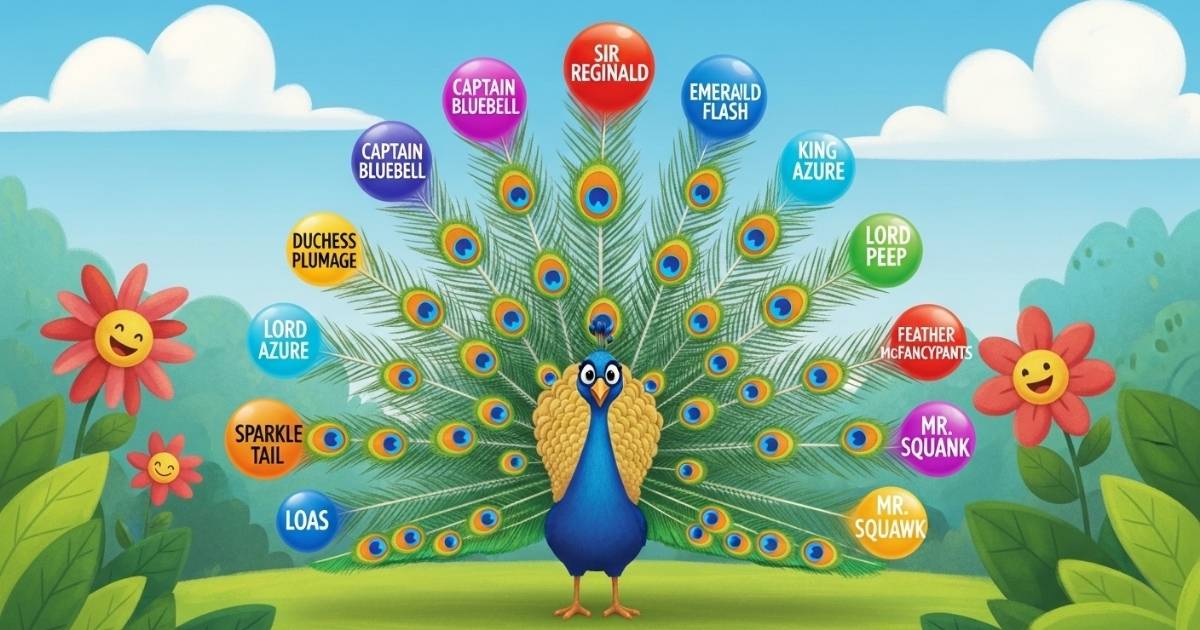 510+ Unique Peacock Names Creative Perfect Ideas